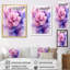 Mauve, bleu et rose, nuages d'encre I - formes abstraites, reproduction d'art sur toile-1888438418-1888438414