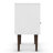 Liberty 18" W Mid-Century Modern 1-Drawer Nightstand in White and Yellow-2032806061