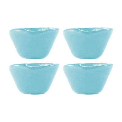 Diamètre de la vaisselle en verre: H 3,25 po: 2 po Ramequin rond en verre (ensemble de 4)