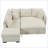 L-shaped Sectional Pull Out Sofa Bed Sleeper Sofa with Two USB Ports, Two Power Sockets and a Movable Storage Ottoman-190385852
