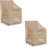 Fionnula Pack of 2 High Density Waterproof Outdoor Patio Chair Cover, All Weather Protection Patio Deep Seat Chair Cover Protector, Amarveer Outdoor Chair Cover-1262947574