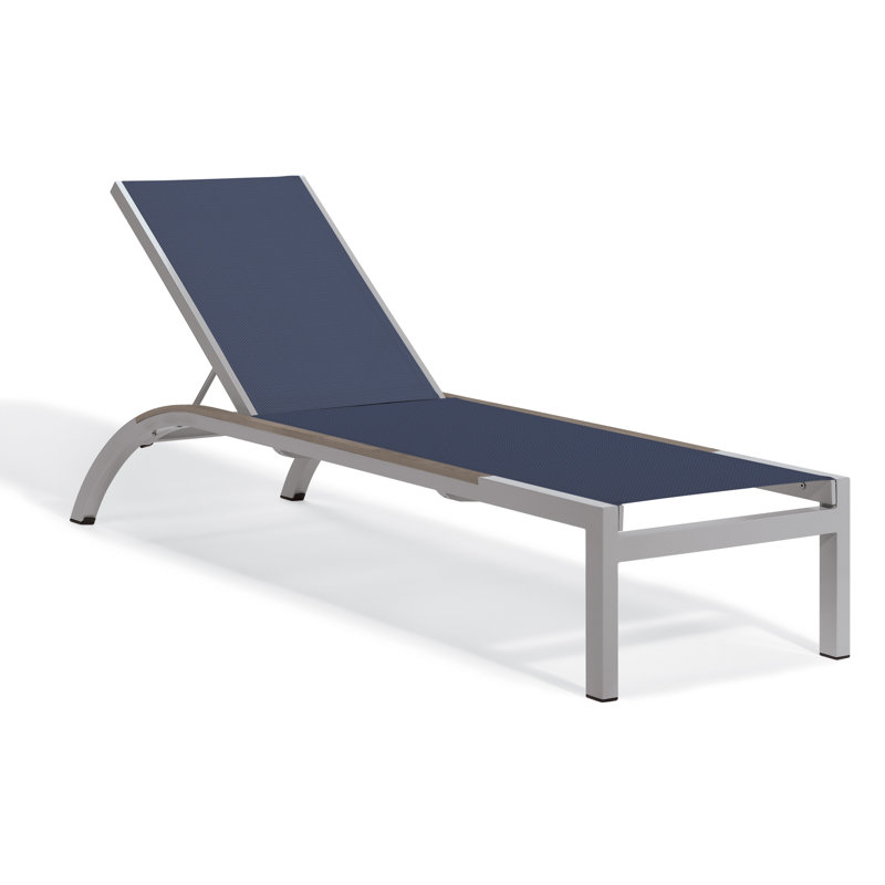 Argento Outdoor Chaise Lounge, Ink Pen