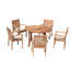 Ensemble de salle à manger en teck Mashburn-603942987-662156657