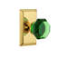 Studio Plate with Waldorf Emerald Door Knob-571452628
