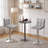 Colebrook Swivel Upholstered Velvet Adjustable Height Counter Stool with Iron Frame-441130900