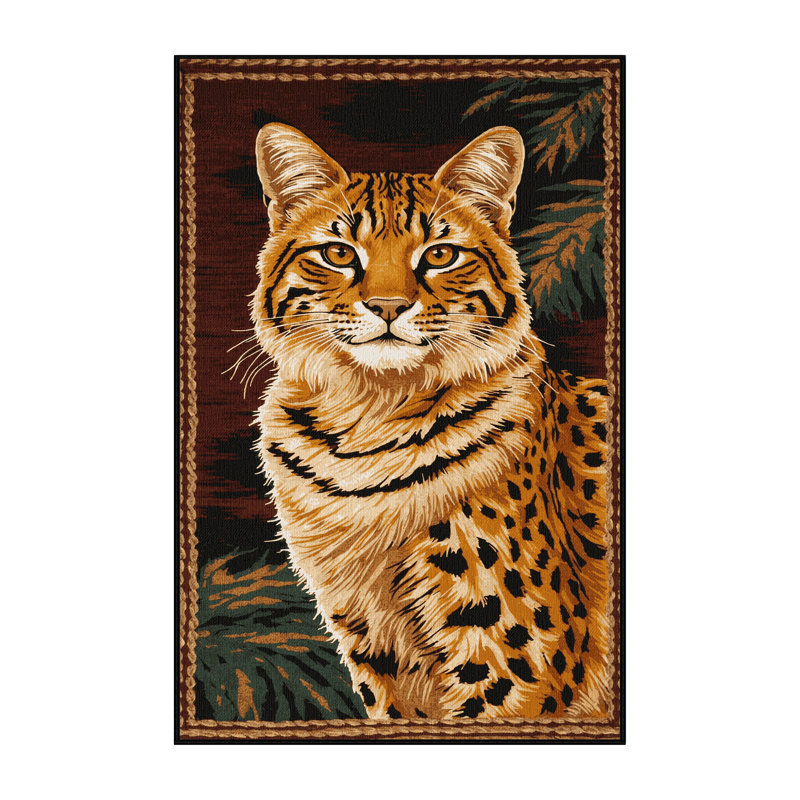  Tapis lavable pour chat Golden Golden, Rectangulaire 2 pi x 3 pi
