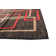 Tapis brun à motif abstrait Jep