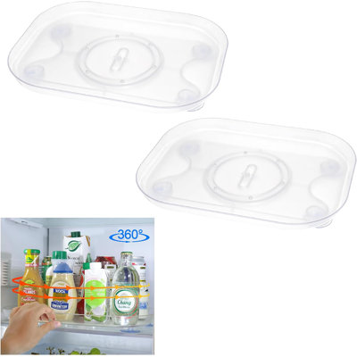 Dionicia Rectangle 360° Rotate Lazy Susan for Refrigerator Organizers and Storage -  Prep & Savour, 1EF64B7BD6DE49229448725164C7C5D1