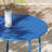 Patio Round Side Table, Modern Industrial Style-108218764