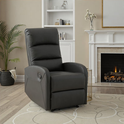 Vadys 24.5" Wide Faux Leather Manual Standard Recliner by Latitude Run