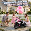 HOMCOM Kids Electric Motorcycle with 3 Wheels, Headlight, Music, Horn-132973495