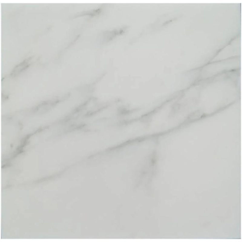 18 in. x 18 in. Stone Tile, Honed Oriental White