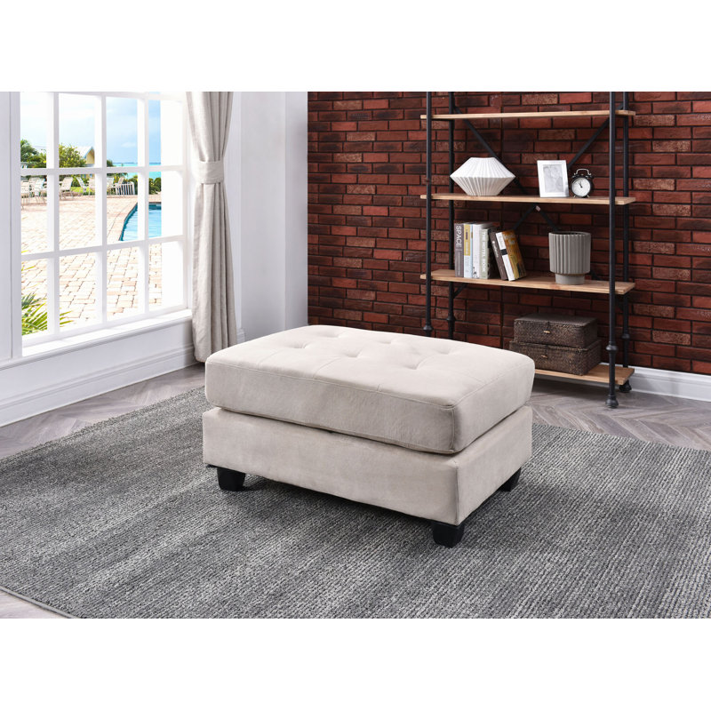 Repose-pieds Malone, Beige