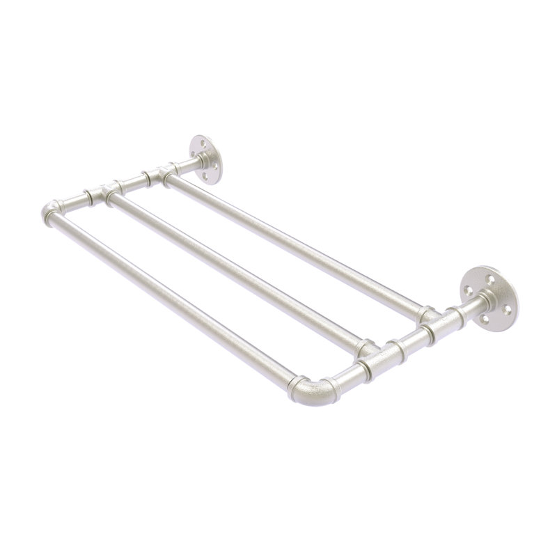 Bayer Wall Mounted Towel Shelf , Polished Chrome, 3" H x 30" W x 10.8" D
