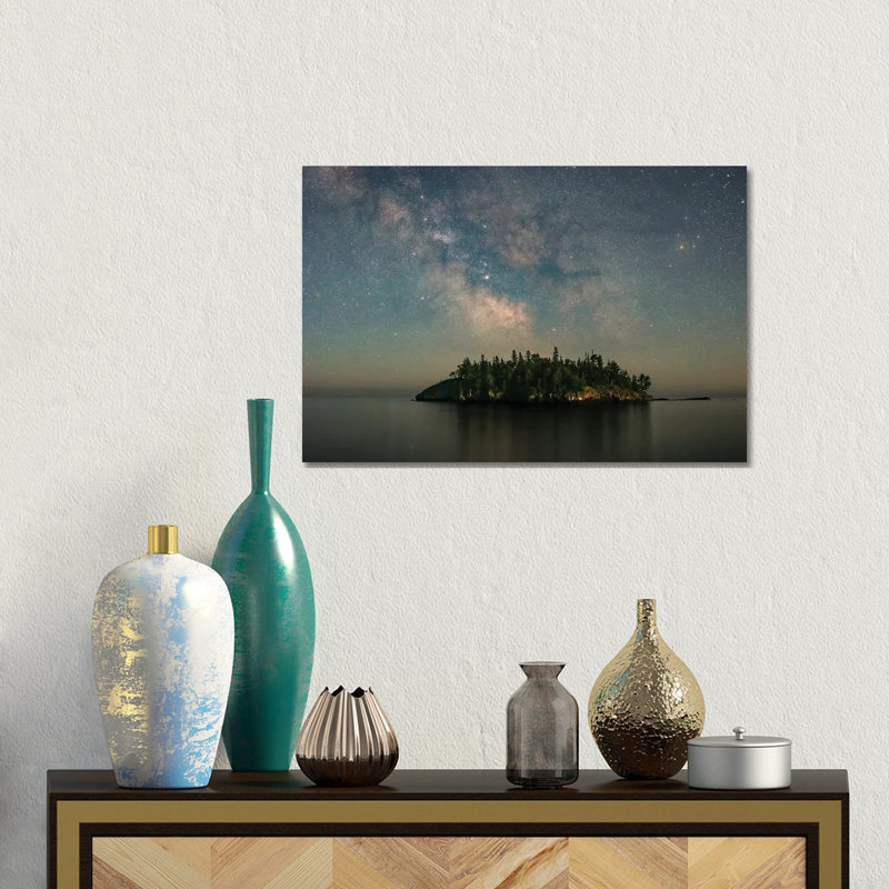 Cosmic Silence - reproduction d'art murale - toile tendue, H 12 po x l 18 po, Toile tendue, Ne s’applique pas