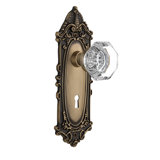 Victorian Plate with Decorative Keyhole and Waldorf Door Knob