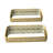 Rectangle Metal Gold Mirrored Decorative Trays