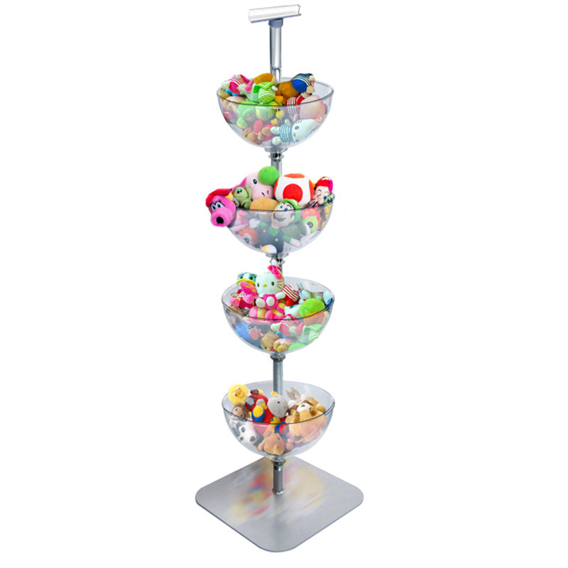 Four-Tiered 14" Bowl Floor Display