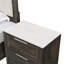 Table de chevet brun foncé Melissa