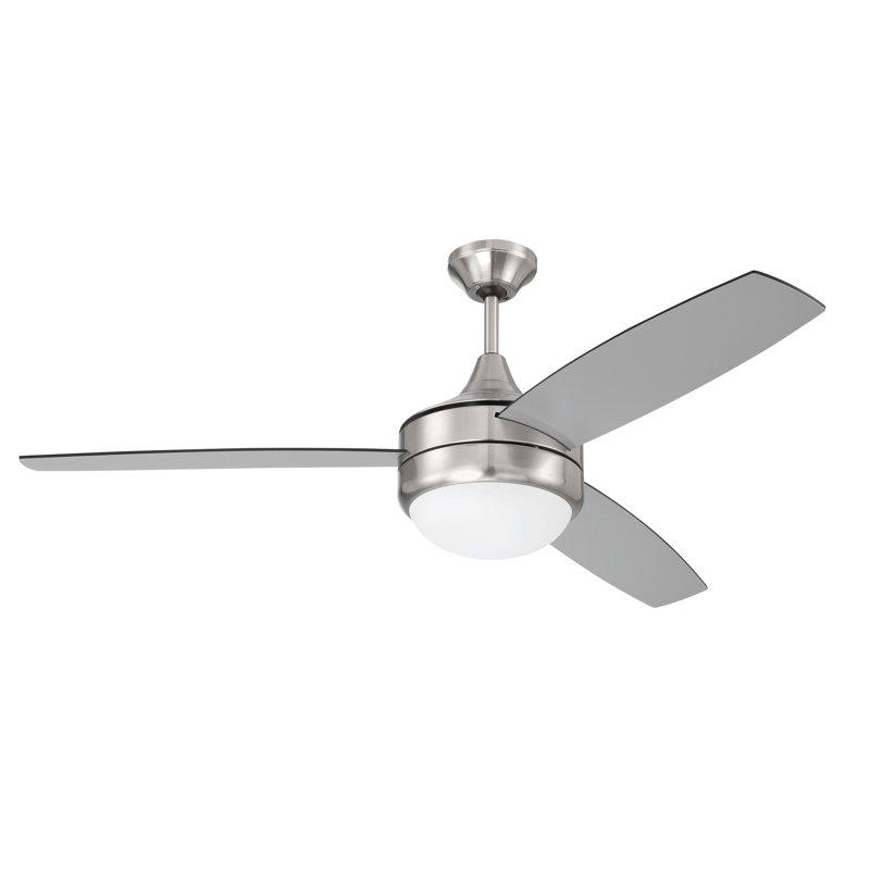 Craftmade Phaze II 52" Ceiling Fan with LED Lights & Wall Control