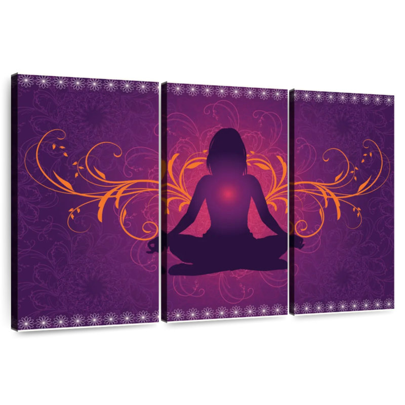 Kerrick Yoga Heart Chakra, 48" H x 74" W
