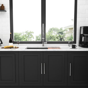 30X18x10 Inch Stainless Steel Workstation Kitchen Sink - 16 Gauge Deep Single Bowl With Sound Proof Pad 30"X18"X10" Undermount Creative Design