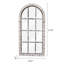Miroir mural arqué rétro en bois sculpté-38969086