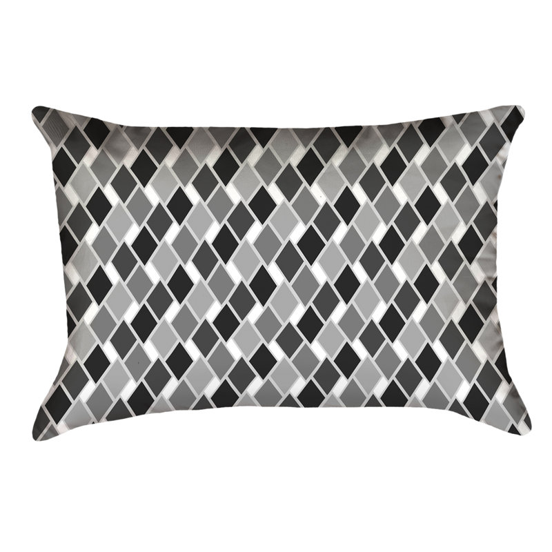 Coussin lombaire intérieur / extérieur Katelyn Elizabeth, Noir