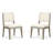 Extendable Trestle Dining Table With 2 Side Chairs 2 Host Chairs And Buffet-208134496