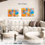 Cercles Avery orange / bleu-108950081