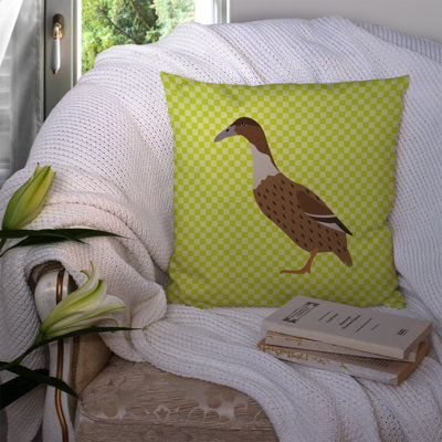 Dutch Hook Bill Duck Check Outdoor Throw Pillow