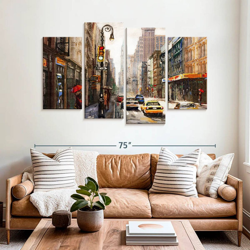 New york street Sireci, H 42 po x l 68 po