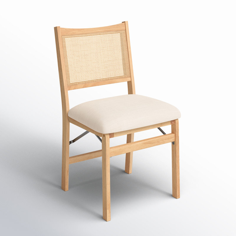Donner Foldable Cane Back Dining Chair