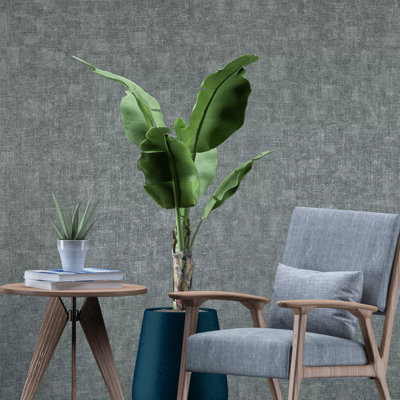 Papier peint texturé moderne gris foncé