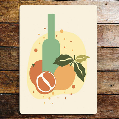 Handmade Food & Beverage Wall Decor on Metal