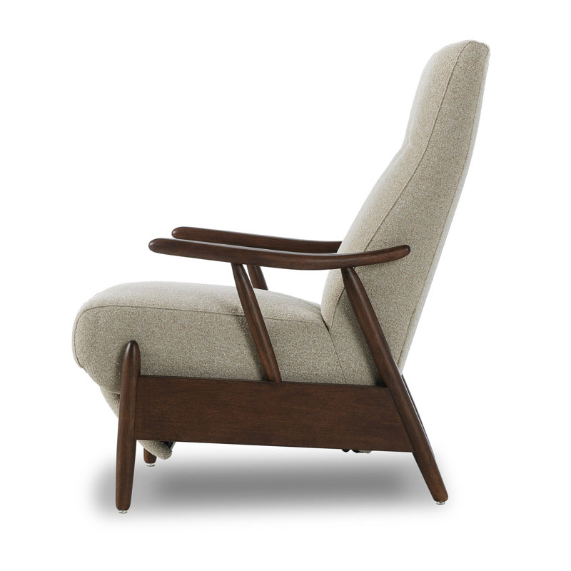 Jarvis Recliner-Dakota Tobacco, Weslie Flax Polyester Blend