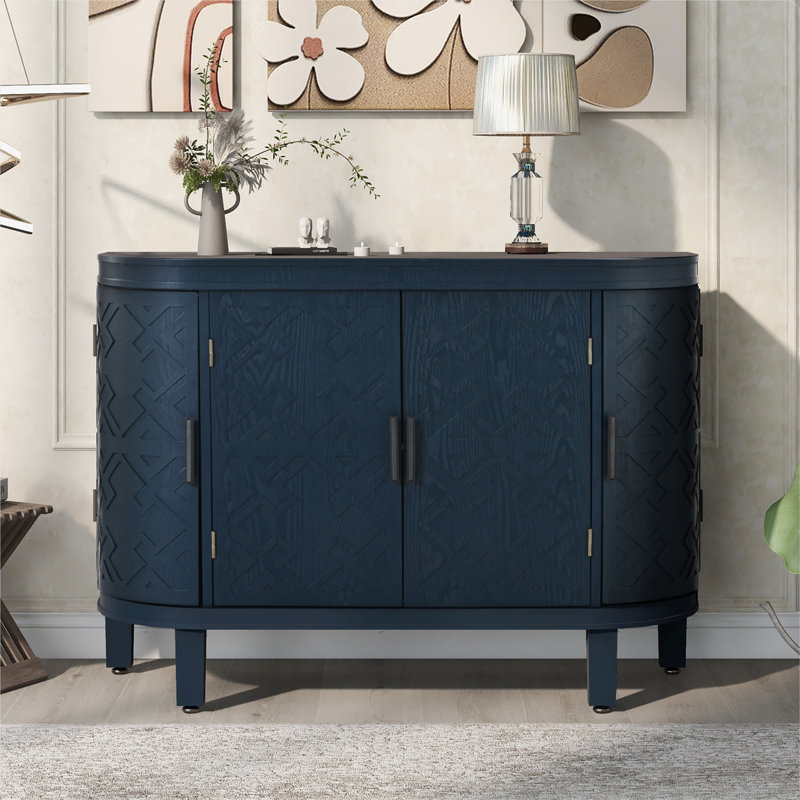 Console 47,2 po Elaine, Bleu marine