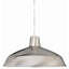  Luminaire suspendu de style campagnard à 1 lumière en nickel brossé-11801424