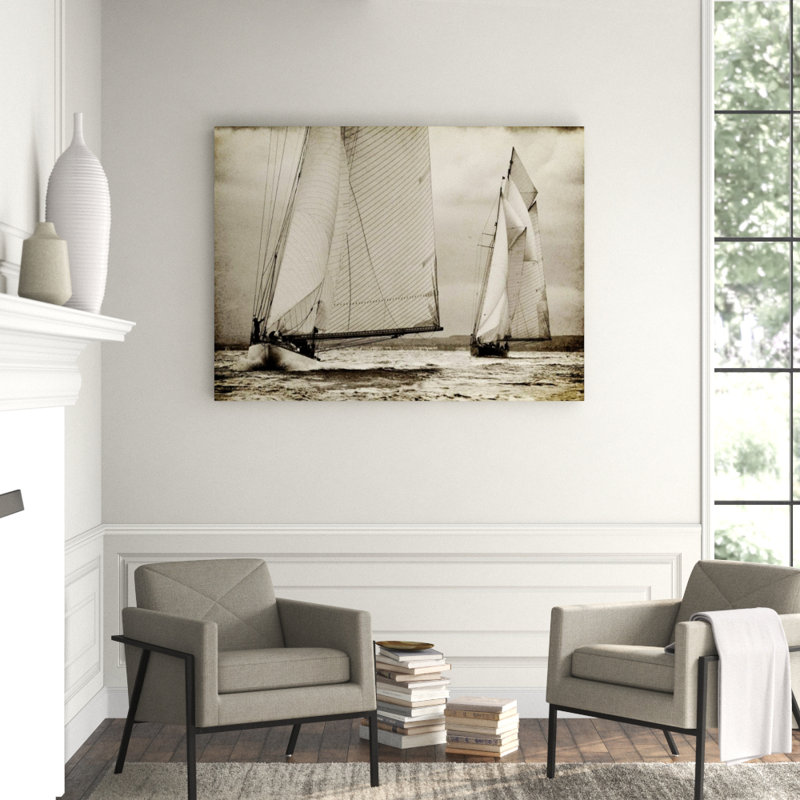 Sailing South Print by Sofia Fox, Matte, 24" H x 36" W x 1.5" D