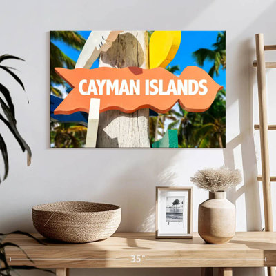 Cayman Islands Wooden Sign