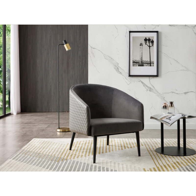 Fauteuil demi-tonneau de 28 po Mckim