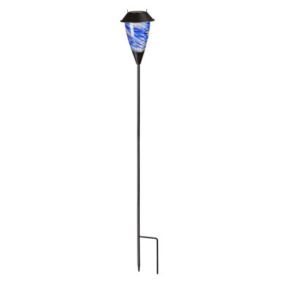 9.85'' Solar Powered Integrated LED Outdoor Table Lamp