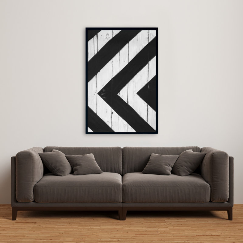 " Rhombus On Wood "