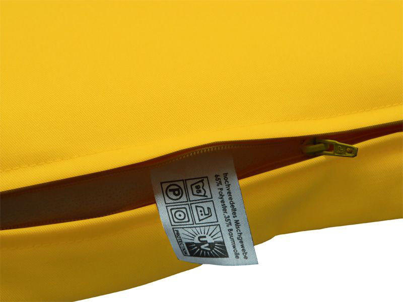 Premium Garden Bench Cushion, Yellow