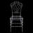 4Pcs Freestanding Unique Exquisite Clear PC Stacking Dining Chair