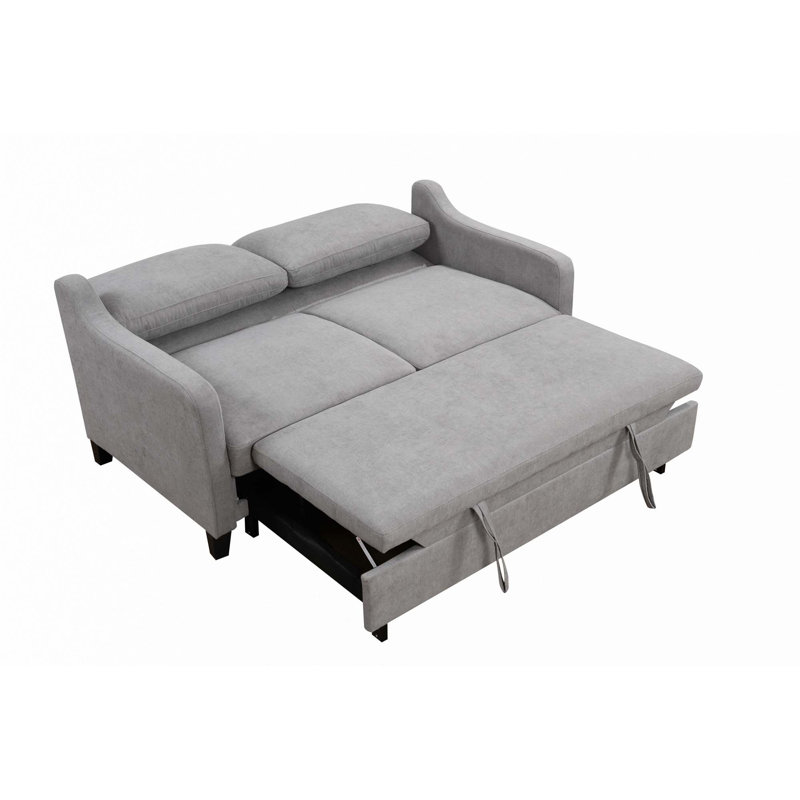 Canapé-lit convertible 69 po 3 en 1, Gris