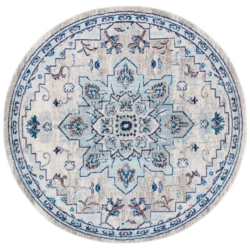 Yedidalga Performance Oriental Rug, Round 5'