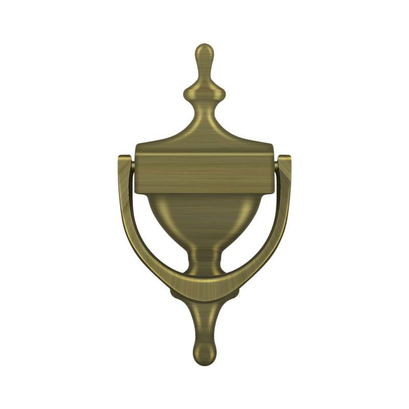 Victorian Brass Door Knocker, Antique Brass