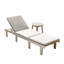 Sadir 200cm Long Acacia Sun Lounger-22972962