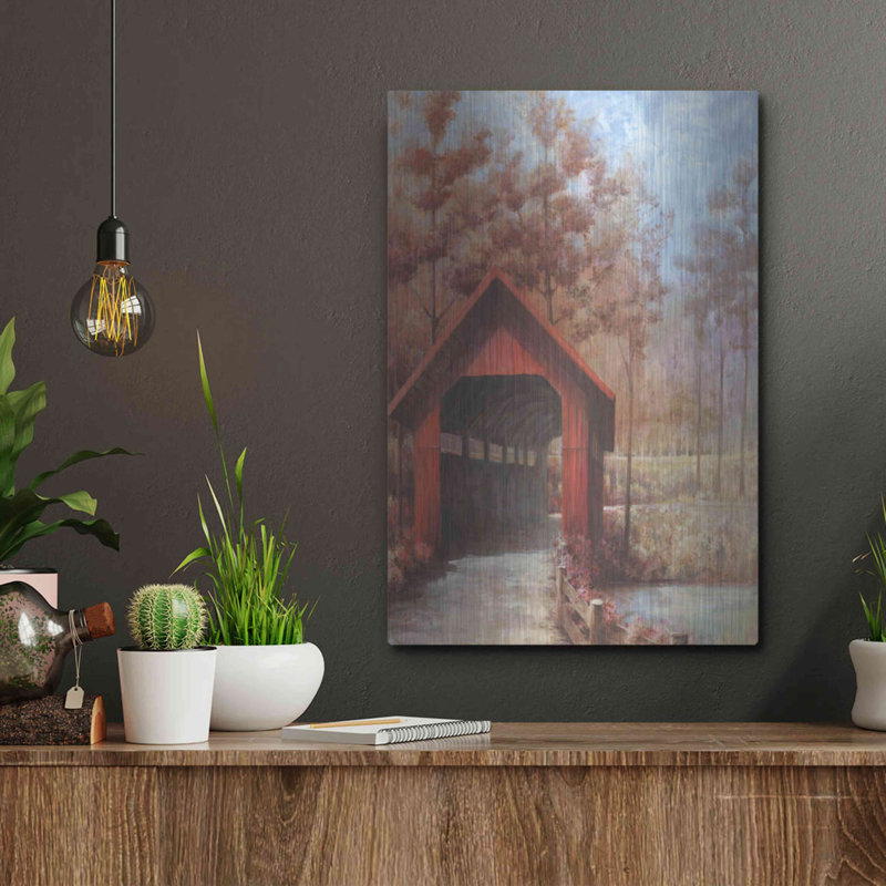 " Covered Bridge " by White Ladder, 16" H x 12" W